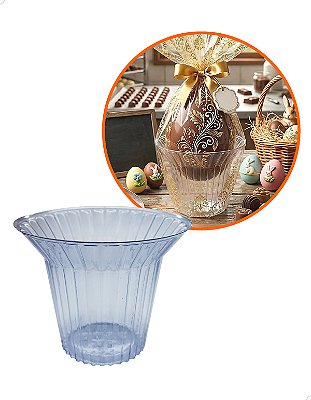 10un Suporte Grande ALONGADO para Ovo de Páscoa 750g e Ovo Páscoa 1kg Cod.192 Ovo de Chocolate BWB