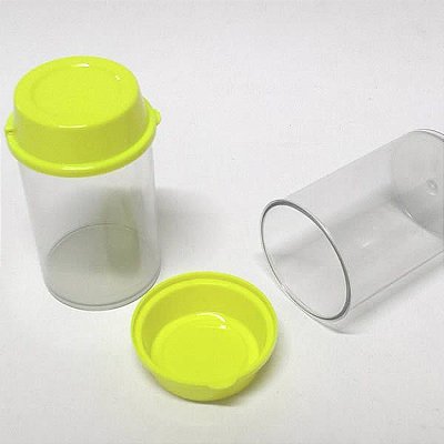 KIT 4 Pote Multiuso Amarelo Sólido Temperos Lembrancinhas Doces P9509 BWB