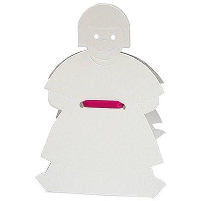 25 Caixa de Papel DV-6 Menina (8.5x8.5x4 / 15 cm) Caixa para Pintar Criança Kids Lembrancinhas de Festas
