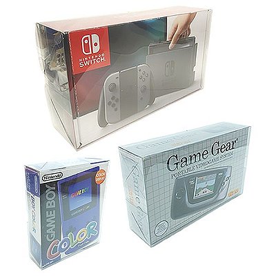 KIT-1 para Portáteis Caixa Protetora para Consoles (Switch, Game Boy Color, Game Gear Tectoy)