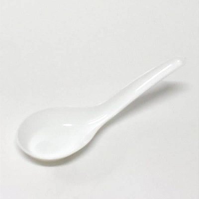 25 Colher Indiana Branca (4cm Øx12 cm) Plastilania Colher para Lembrancinhas de Festas
