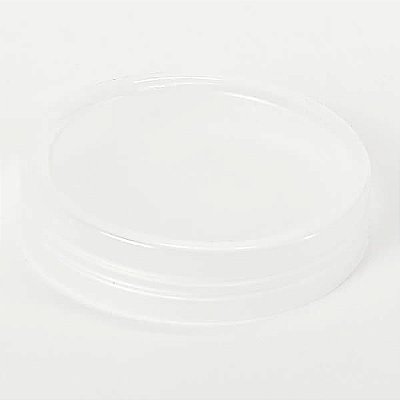 (TpaGel Natural) Tampa Natural para Pote Gel 240ml (10pçs)