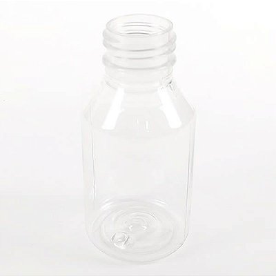 (Frasco100ml Reto R28410) Frasco Pet Cristal Reto 100ml rosca 28410 (10pçs)
