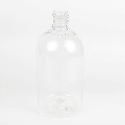 (Frasco500ml R24415) Frasco para Saboneteira Pet Cristal 500ml rosca 24415 (10pçs)