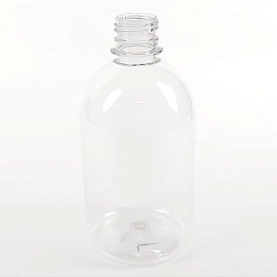 (Frasco500ml R28410) Frasco para Saboneteira Pet Cristal 500ml rosca 28410 (10pçs)