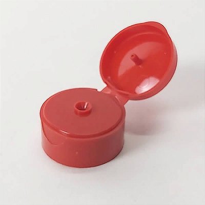 (Tpa30 Vermelha Flip-Top) Tampa Flip Top para Bisnaga Plástica 30g e 60g (25pçs)