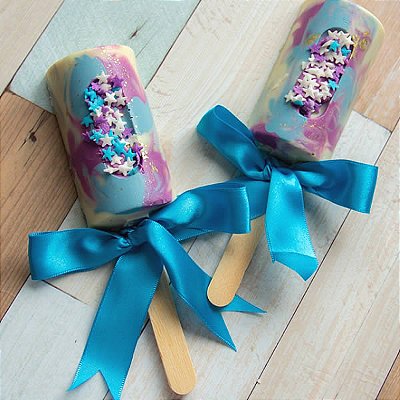 Forma para Chocolate com Silicone Paleta Divertida para Rechar 100g Ref. 10293 (1un) BWB