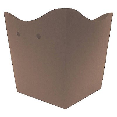 (10pçs) Cachepo Vaso de Papel Marrom (9x7x9.5 cm) Centro de Mesa Decoração