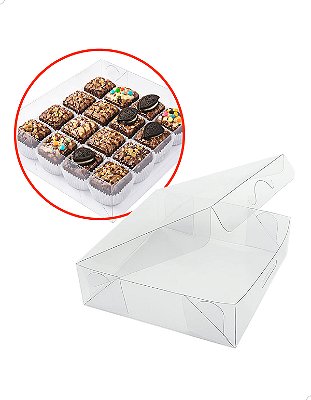 Caixa de Acetato PX-17 (11x8x6 cm) (25un) Embalagem de Plástico Transparente