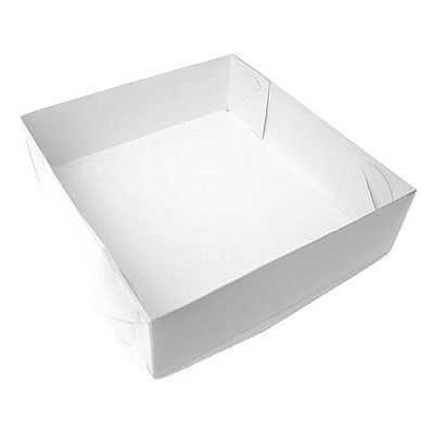 Caixa de Acetato TRP-50 (11x11x3 cm) (25un) Embalagem de Plástico Acetato e Papel