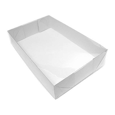 Caixa de Acetato TRP-68 (20x14x5 cm) (25un) Caixa para Embalagem Acetato e Papel