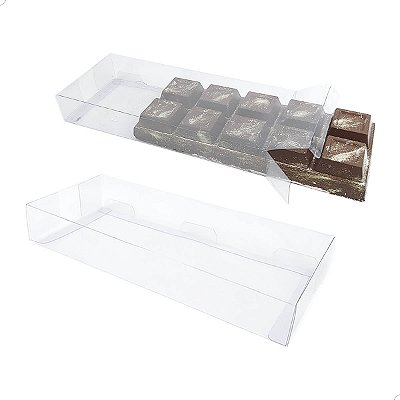 Caixa para Barra de Chocolate 1kg BWB PX-3647 (26x11x4 cm) (25un) Embalagem Transparente