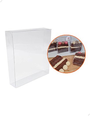 100 Embalagens Para Fazer Slice Cake, Px-fatia De Bolo