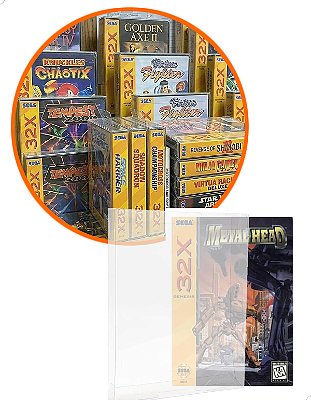 Games-3 (0,20mm) Kit 100un Caixa Protetora para Jogos CIB 32X