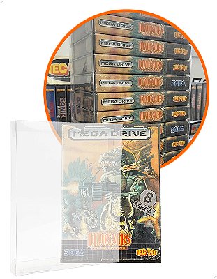 Games-3 (0,20mm) Kit 25un Caixa Protetora para Jogos CIB Mega Drive