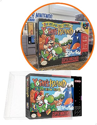 Games-4 (0,20mm) Kit 100un Caixa Protetora para CaixaBox Case CIB Super Nintendo SNES