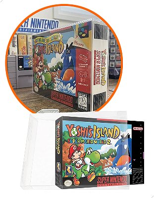 Games-4 (0,20mm) Kit 25un Caixa Protetora para CaixaBox Case CIB Super Nintendo SNES