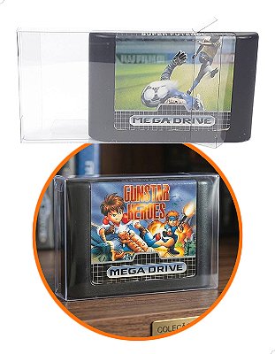 Games-6 (0,20mm) Kit 25un Caixa Protetora para Cartucho Loose Mega Drive