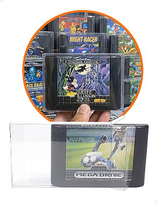 Games-6 (0,20mm) Kit 100un Caixa Protetora para Cartucho Loose Mega Drive