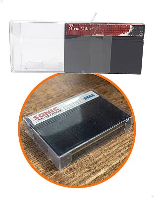 Games-6 (0,20mm) Kit 100un Caixa Protetora para Cartucho Loose Master System