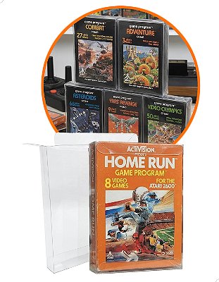 Games-16 (0,20mm) Kit 25un Caixa Protetora para Jogo Game Program CIB/NIB