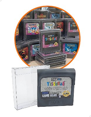 Games-19 (0,20mm) Kit 100un Caixa Protetora para Cartucho Loose Game Gear