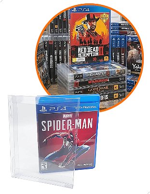 Games-21 (0,20mm) Kit 100un Protetor Blu-Ray Caixa Protetora para Jogo PlayStation 3 4 5