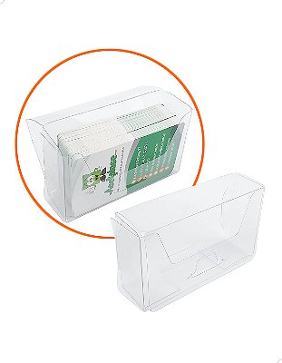 Embalagem Porta Cartão de Visita PX-31 (10x3x6 cm) Kit 100un Layout Tipografia Branding
