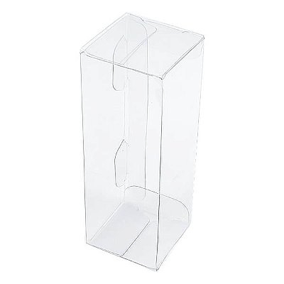 Caixa de Acetato PX-220 (3,5x3,5x16 cm) (100un) Embalagem de Plástico Transparente