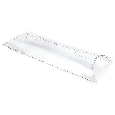 Caixa de Acetato PX-222 (11x5x2,5 cm) (500un) Embalagem Travesseiro de Plástico