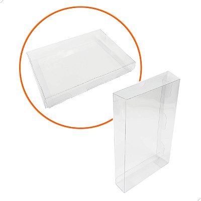 Caixa de Acetato BAX-241 (13x2.7x19 cm) (500un) Embalagem de Plástico Transparente