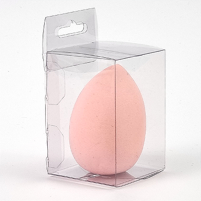 Caixa de Acetato Transparente PX-242 (4.5x4.5x6.5 cm) (500un) Caixa para Beauty Blender Esponja de Maquiagem Esponjinha