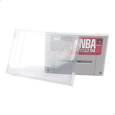 Games-5 (0,20mm) Kit 10un Caixa Protetora para Cartucho Loose Super Famicom