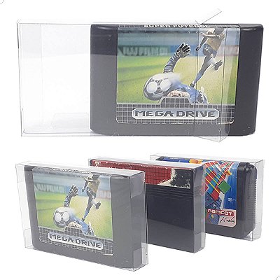 Games-6 (0,20mm) Caixa Protetora para Cartucho Loose Mega Drive, Loose Master System (10un)