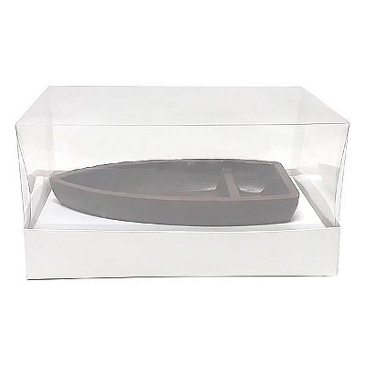 KIT Caixa para Barca G Chocolate (17,6x11x7 cm) Caixa e Berço KIT98 10unids Caixa de Acetato