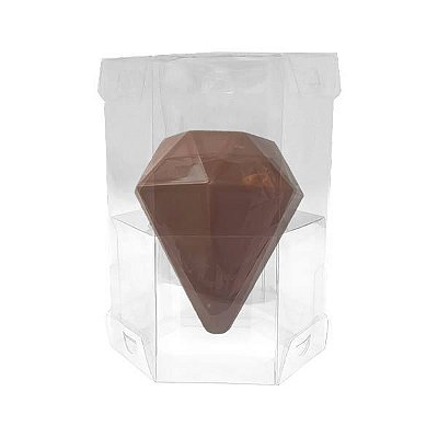 10 Caixa de Acetato para Ovo Diamante P 100g KIT106 (9x9x14 cm) Embalagem Caixa para Ovo Diamante 100g