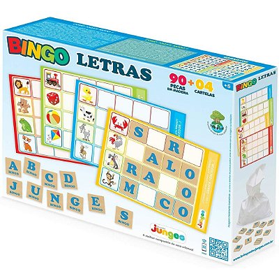 Bingo letras 90 peças