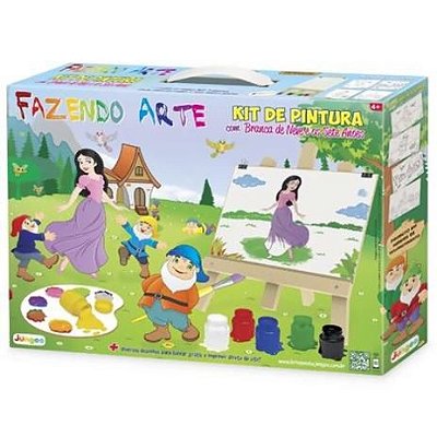 Kit de Pintura com Branca de Neve e os Sete Anões