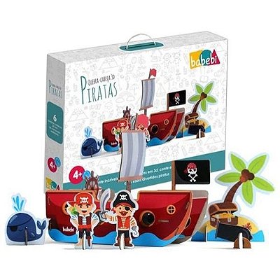 Quebra Cabeça 3D Piratas