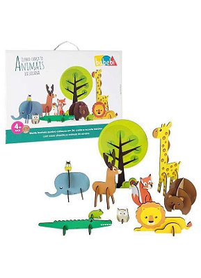 Quebra-Cabeças 3D Animais da Savana
