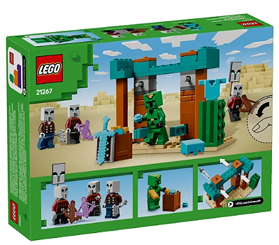 Lego Minecraft 21267 A Patrulha Do Deserto De Illager