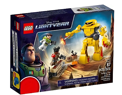 Lego Disney Buzz Lightyear Perseguição Do Zyclops 76830 Quantidade de peças 87