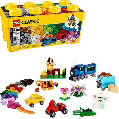 LEGO Classic - Conjunto de Blocos de Construção Criativos Médio (10696)