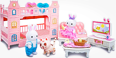 Casinha Feliz quarto e sala zooptoys