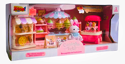Casinha Feliz Coelho Barraquinha De Gostosuras