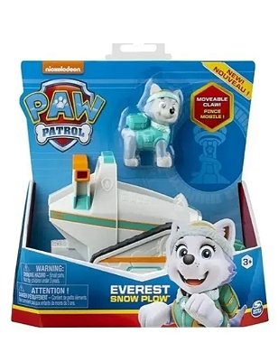 Patrulha Canina Everest Com Veículo De Neve - Sunny