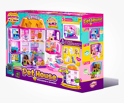 Casinha Pet House Gigante Pimpi Brinquedos