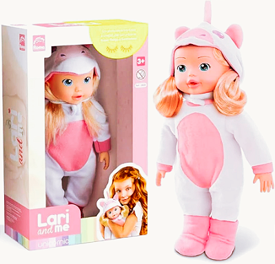 BONECA LARI AND ME UNICORNIO 34CM ROMA