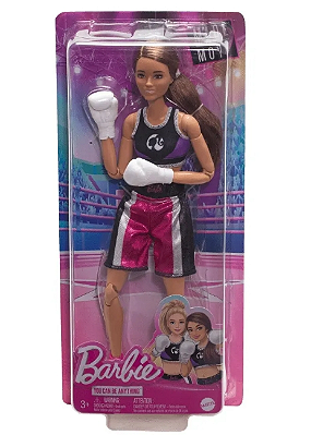 Boneca Barbie Profissões Boxeadora Mattel