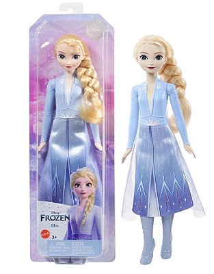 Disney Frozen Boneca Rainha Elsa Frozen II Saia Cintilante